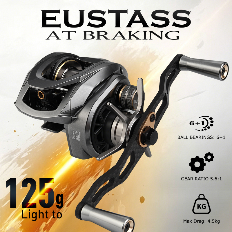 Conventional Reel - LEYDUN EUSTASS Baitcasting-Rolle, 125 g, ultraleicht,