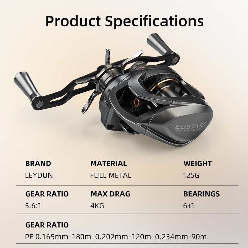 LEYDUN EUSTASS Baitcasting-Rol – Conventional Reel Bewertung und Preis
