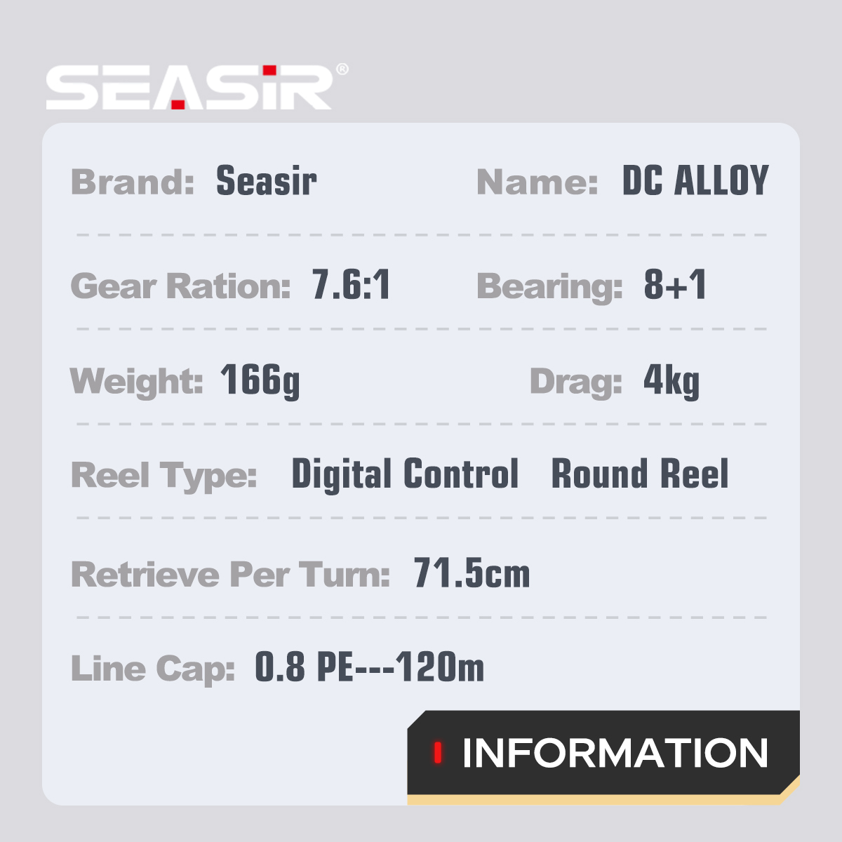 SEASIR DC Alloy Ganzmetall-Run – Spincast Reel Bewertung und Preis